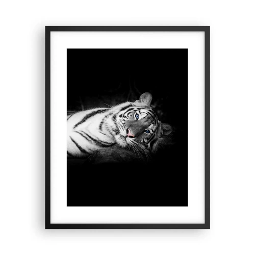 Plagát v čiernom ráme - Divočina a pokoj - 40x50 cm