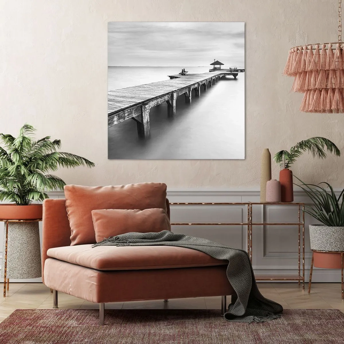 Obraz na plátne - Ďaleko od nás - 30x30 cm