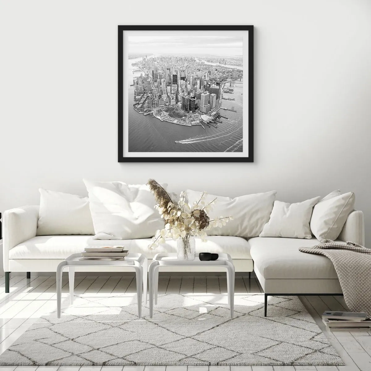 Plagát v čiernom ráme - Ako nemilovať? - 60x60 cm