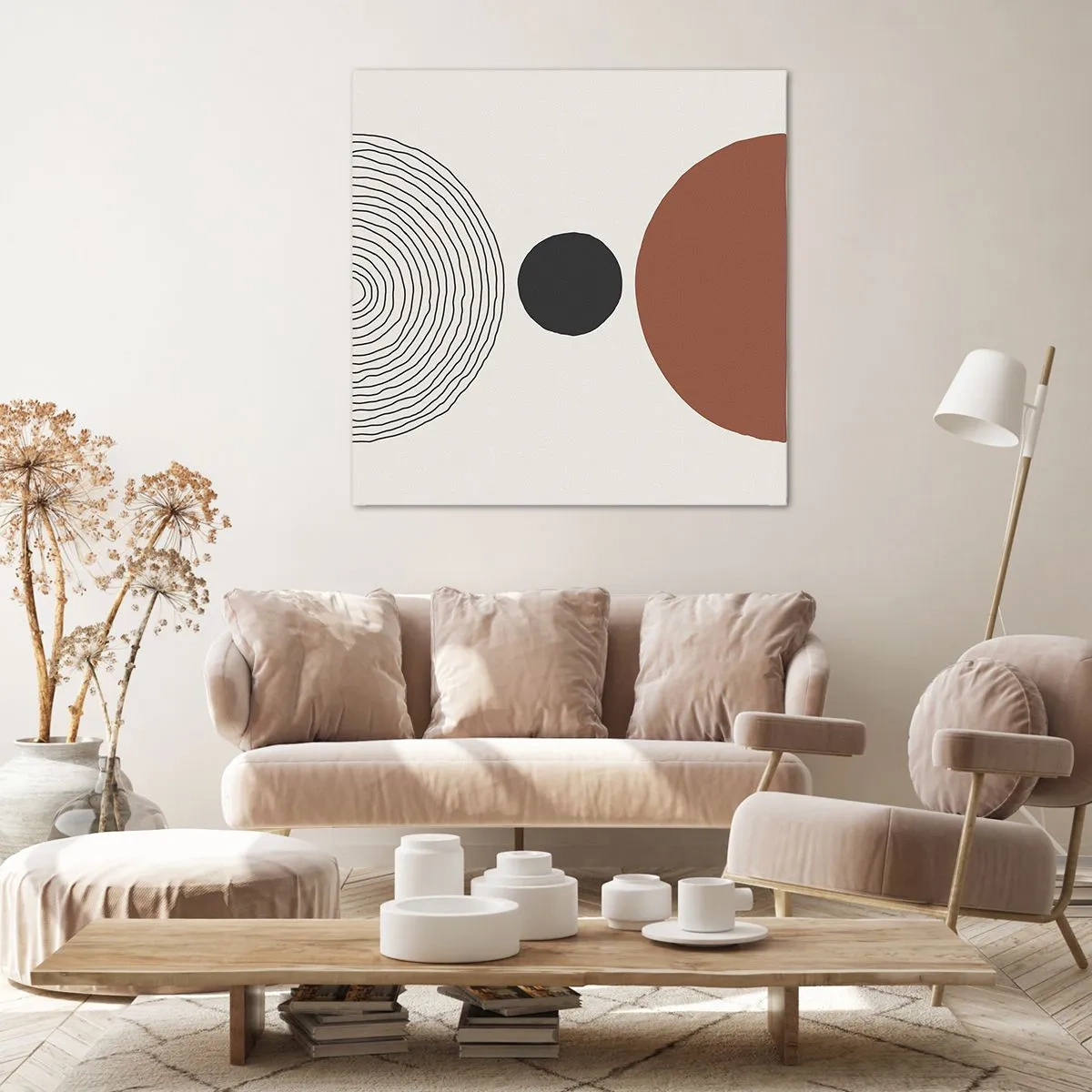 Obraz na plátne - V centre pozornosti - 70x70 cm