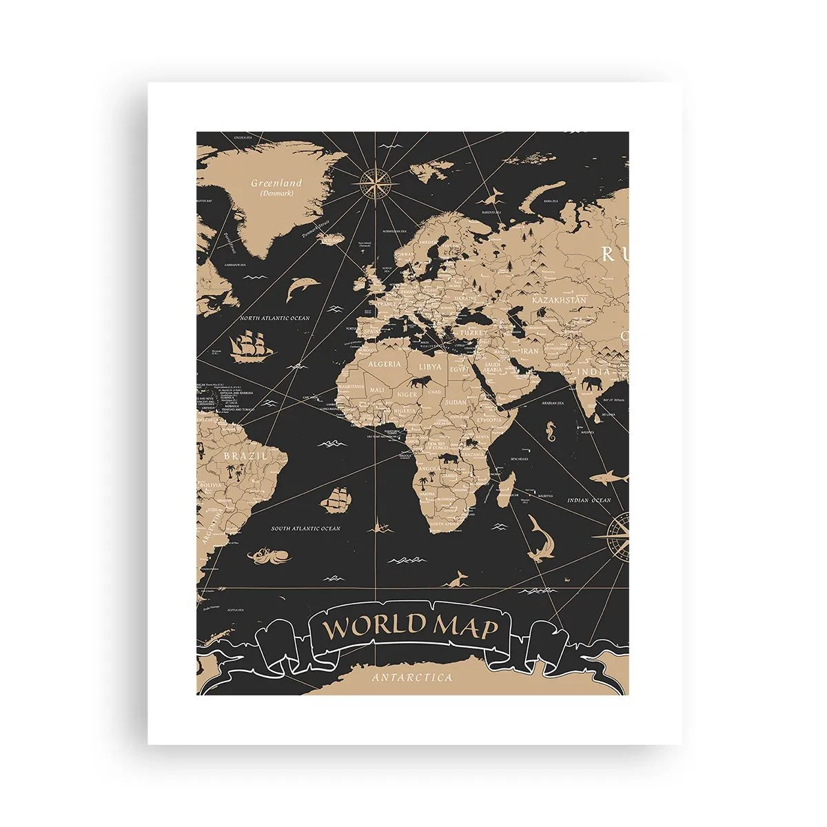 Plagát - Hranice môjho sveta - 40x50 cm