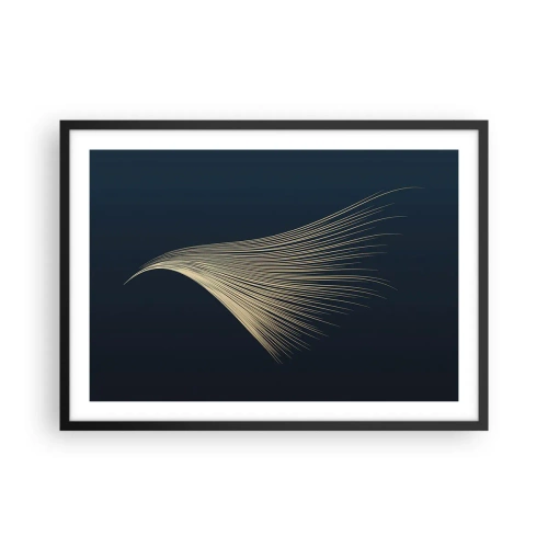 Plagát v čiernom ráme - Ako anjelské vlasy - 70x50 cm