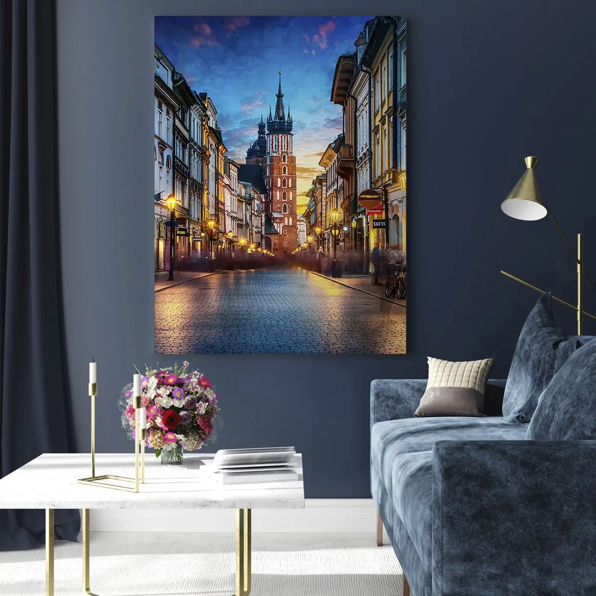 Obraz na skle - Krakovský pôvab - 50x70 cm