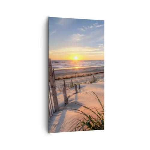 Obraz na plátne - Odlesk a tieň vetra - 65x120 cm