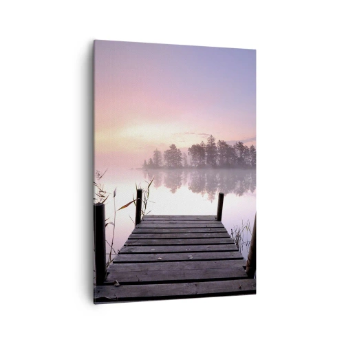 Obraz na plátne - Z ľaliovej hmly… - 70x100 cm