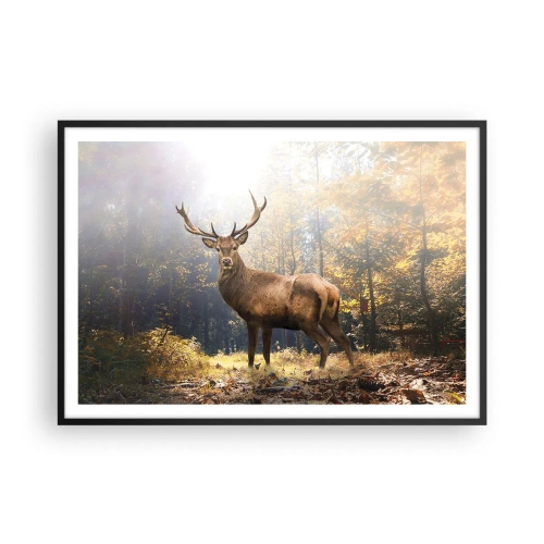 Plagát v čiernom ráme - Plné dôstojnosti - 100x70 cm
