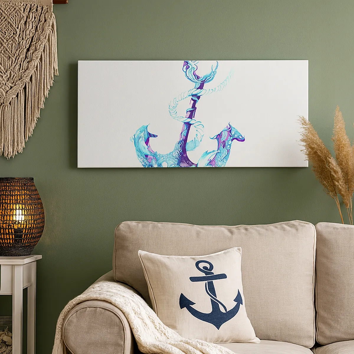 Obraz na plátne - Dôverníčka tajomstiev mora - 30x30 cm