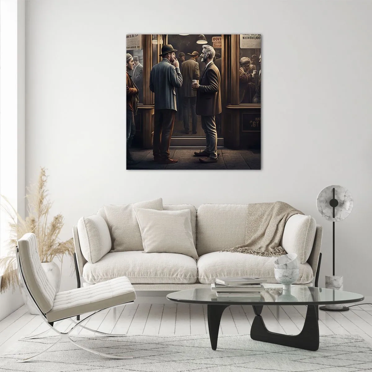 Obraz na skle - Dobrá chvíľa dňa - 60x60 cm