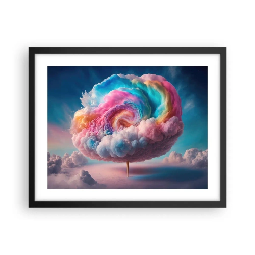 Plagát v čiernom ráme - Sen o zábavnom parku - 50x40 cm