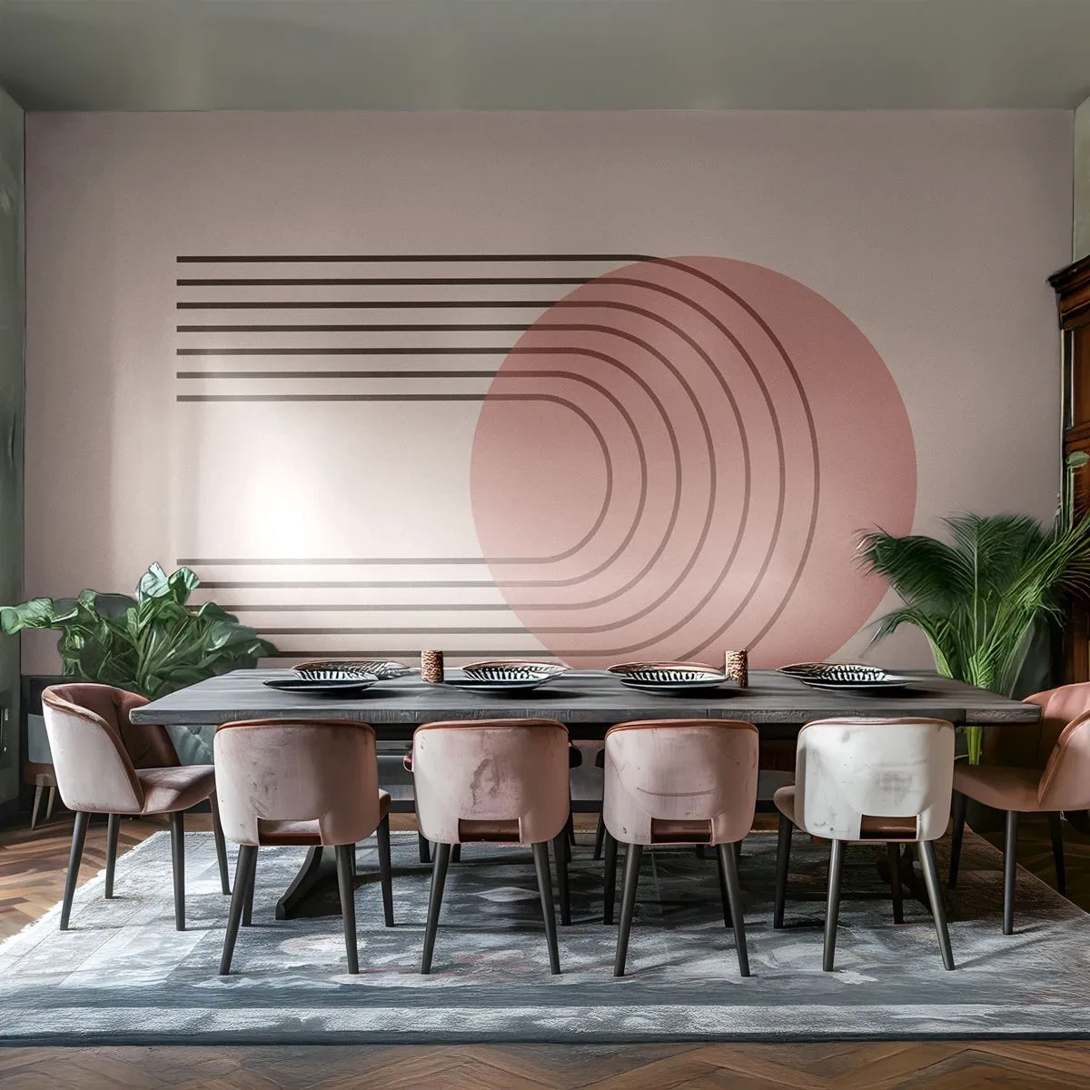 Fototapeta Standard Eco - Neodolateľná príťažlivosť - Abstrakcia, Kus, Moderné umenie. - 400x280 cm