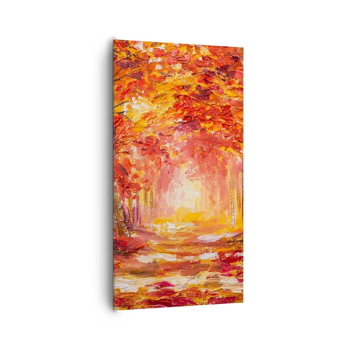 Obraz na plátne - Medený les - 65x120 cm