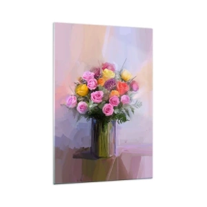 Obraz na skle - Zachytená krása - 70x100 cm