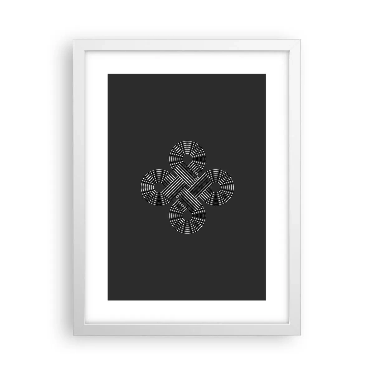 Plagát v bielom ráme - V keltskom duchu - 30x40 cm