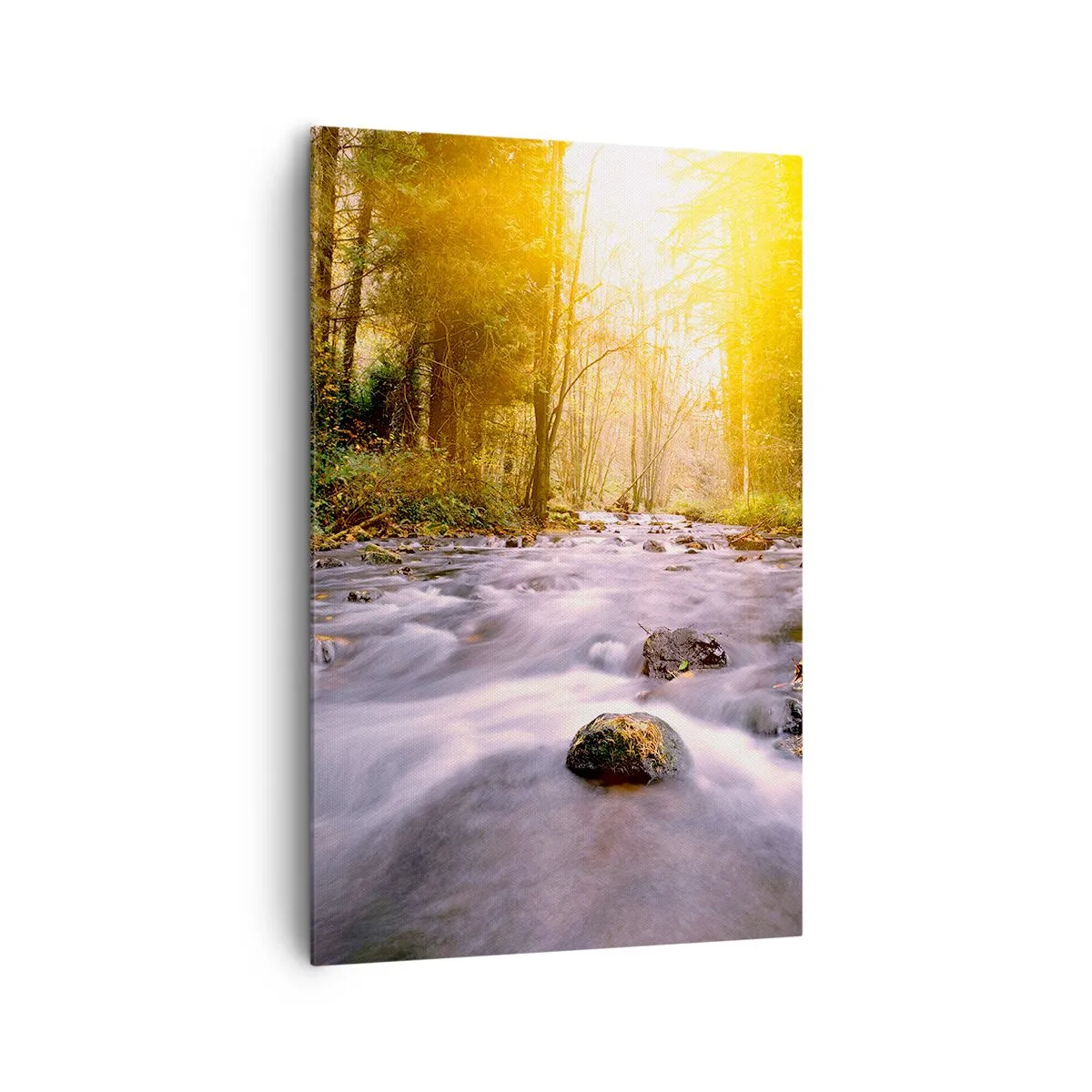 Obraz na plátne - Malachit v strieborno-zlatej podobe - 80x120 cm