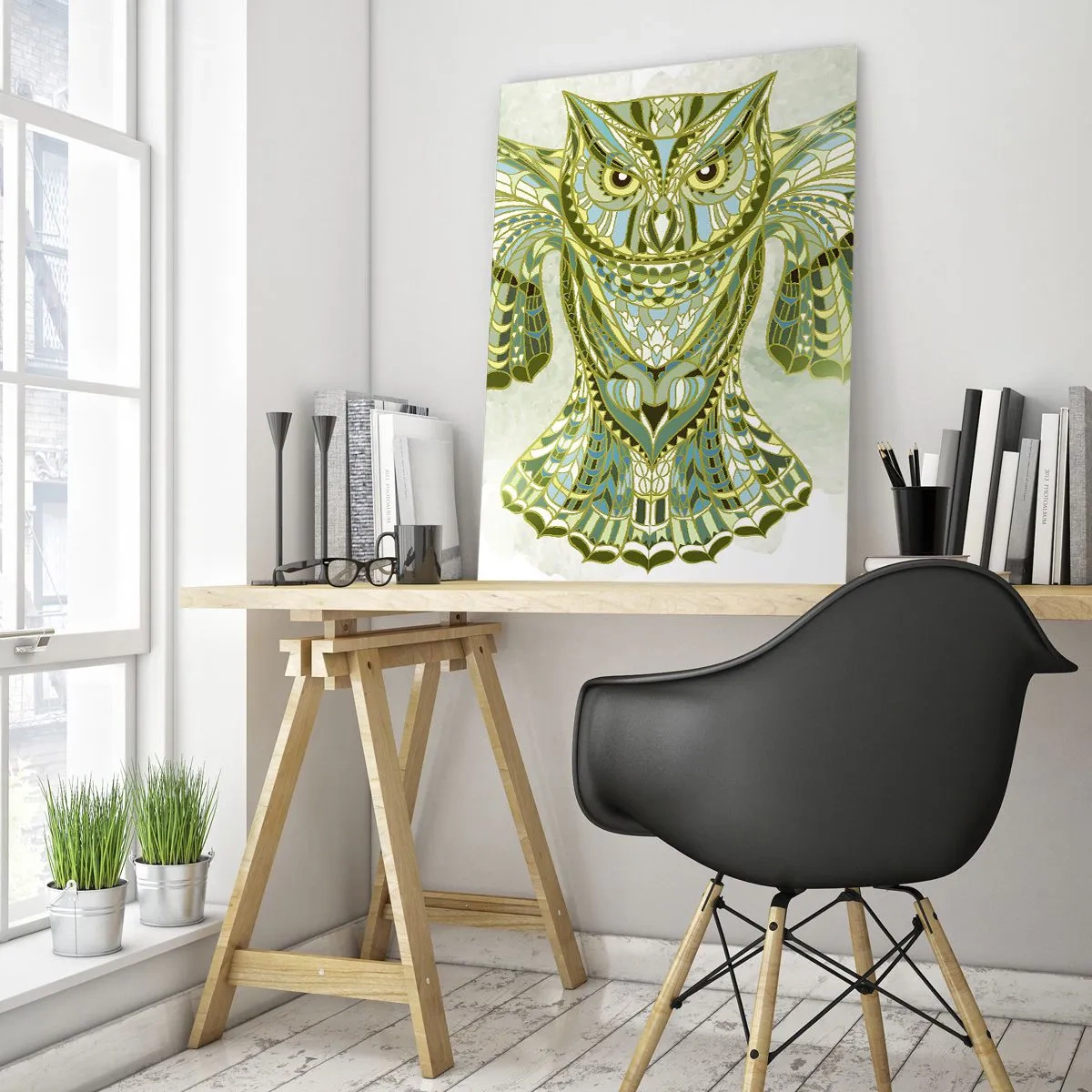 Obraz na skle - Z keltského posvätného hája - 80x120 cm