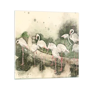 Obraz na skle - Exotický sen - 60x60 cm