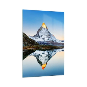 Obraz na skle - Dva svety - 70x100 cm