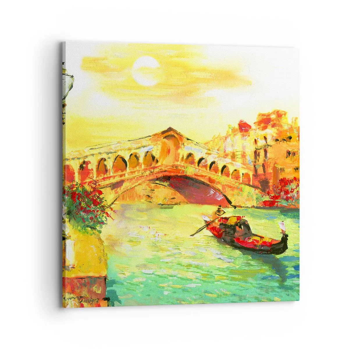 Obraz na plátne - Púť zamilovaných - 70x70 cm