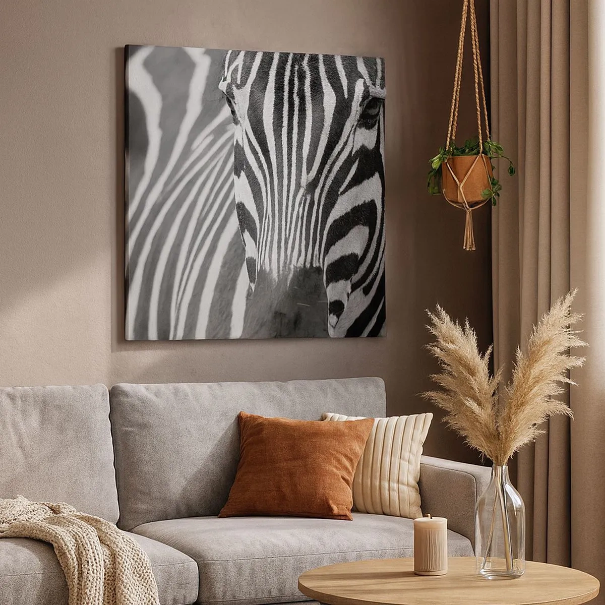 Obraz na plátne - Svet je čierno-biely - 30x30 cm