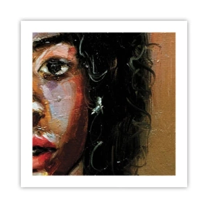 Plagát - Čierna a jas - 50x50 cm