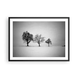 Plagát v čiernom ráme - O čom sníva? - 70x50 cm