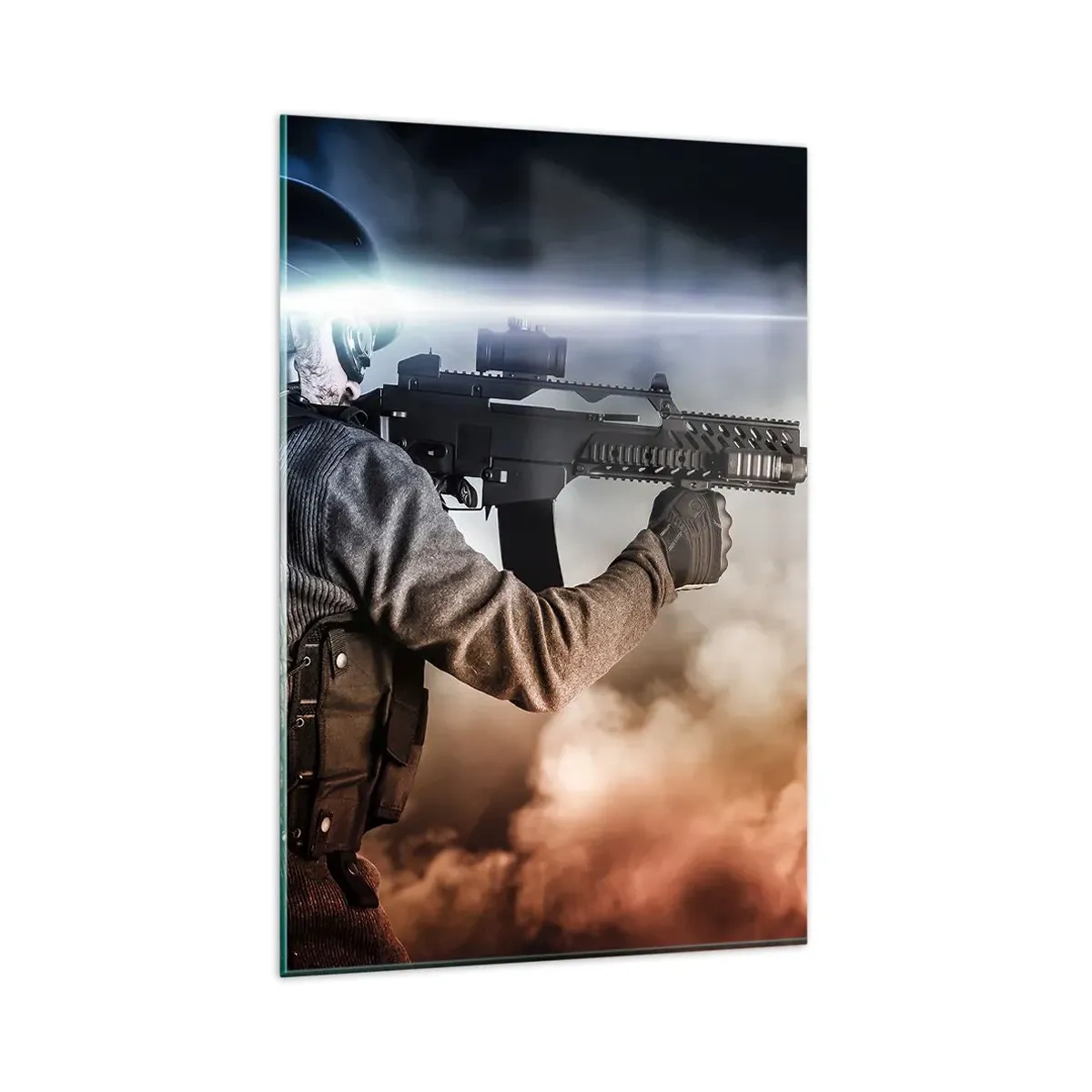 Obraz na skle - Proste hrdina - 80x120 cm