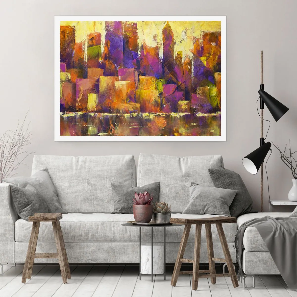 Plagát - Metropolitná kompozícia - 91x61 cm