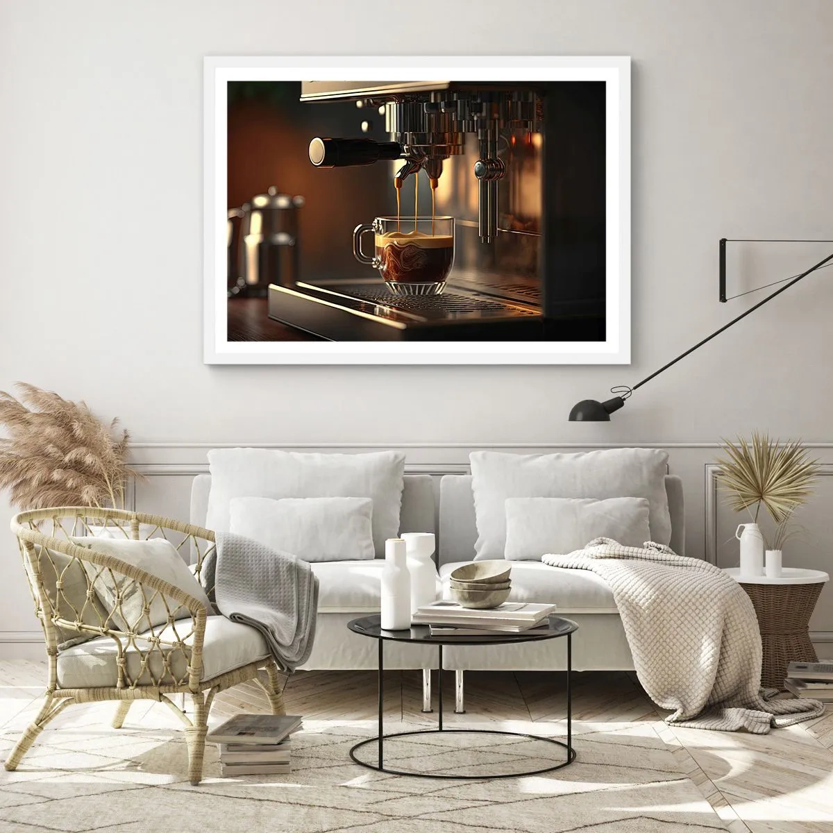 Plagát v bielom ráme - Zmyselná zmes - 70x50 cm