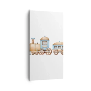 Obraz na plátne - Na dráhe stojí… - 65x120 cm