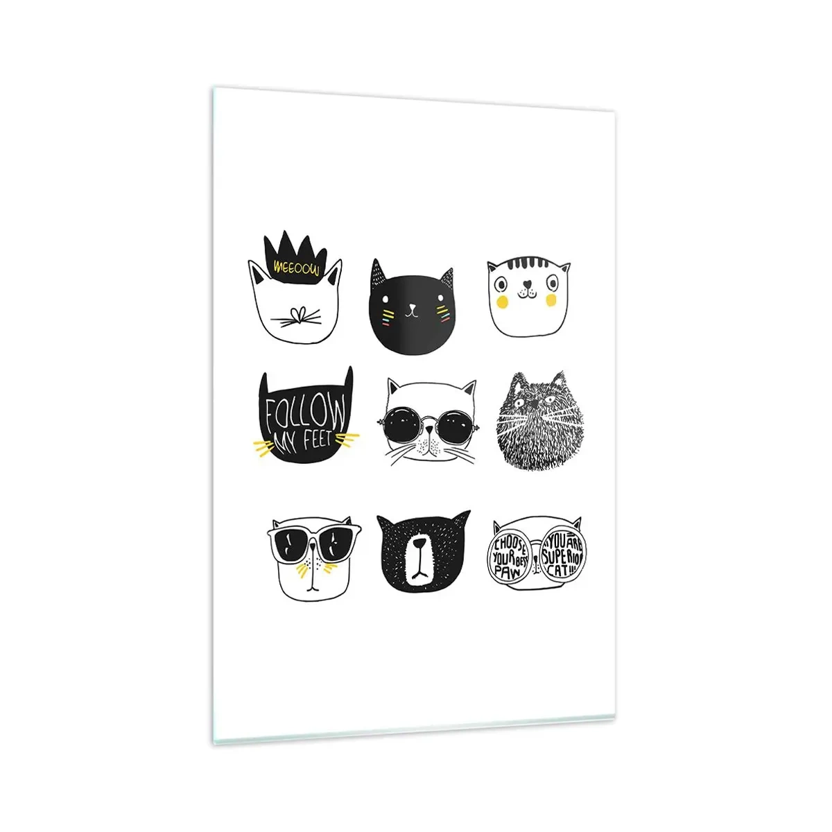 Obraz na skle - Každý iný - 80x120 cm