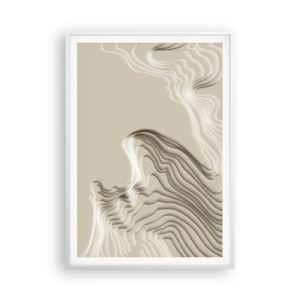 Plagát v bielom ráme - Topografia umenia - 70x100 cm