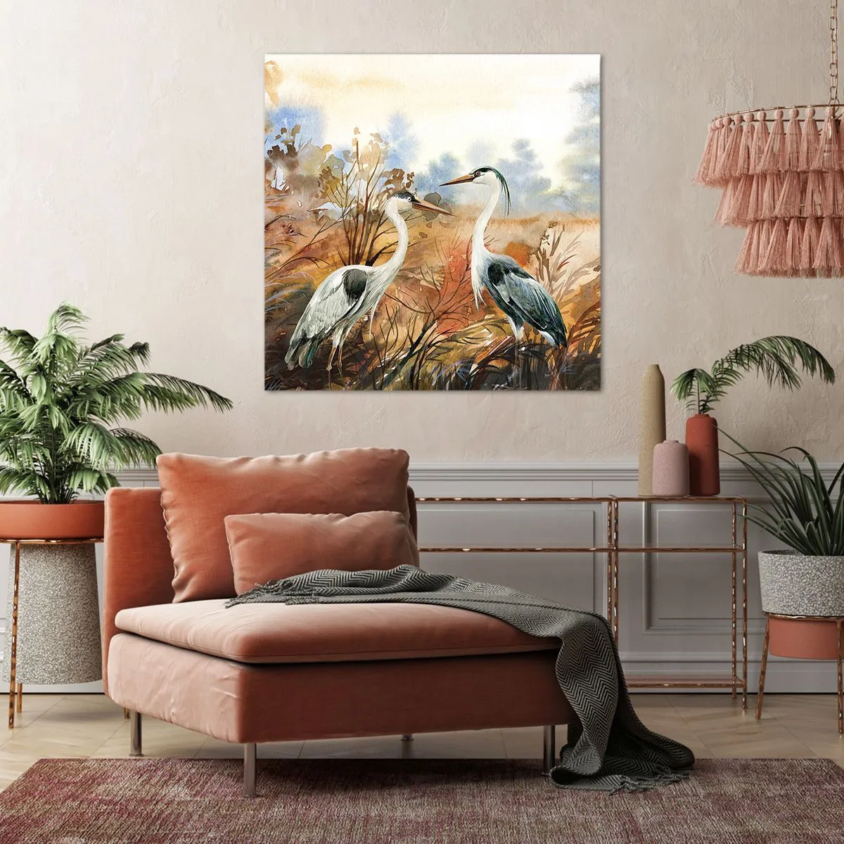 Obraz na plátne - Kam na jeseň? - 70x70 cm
