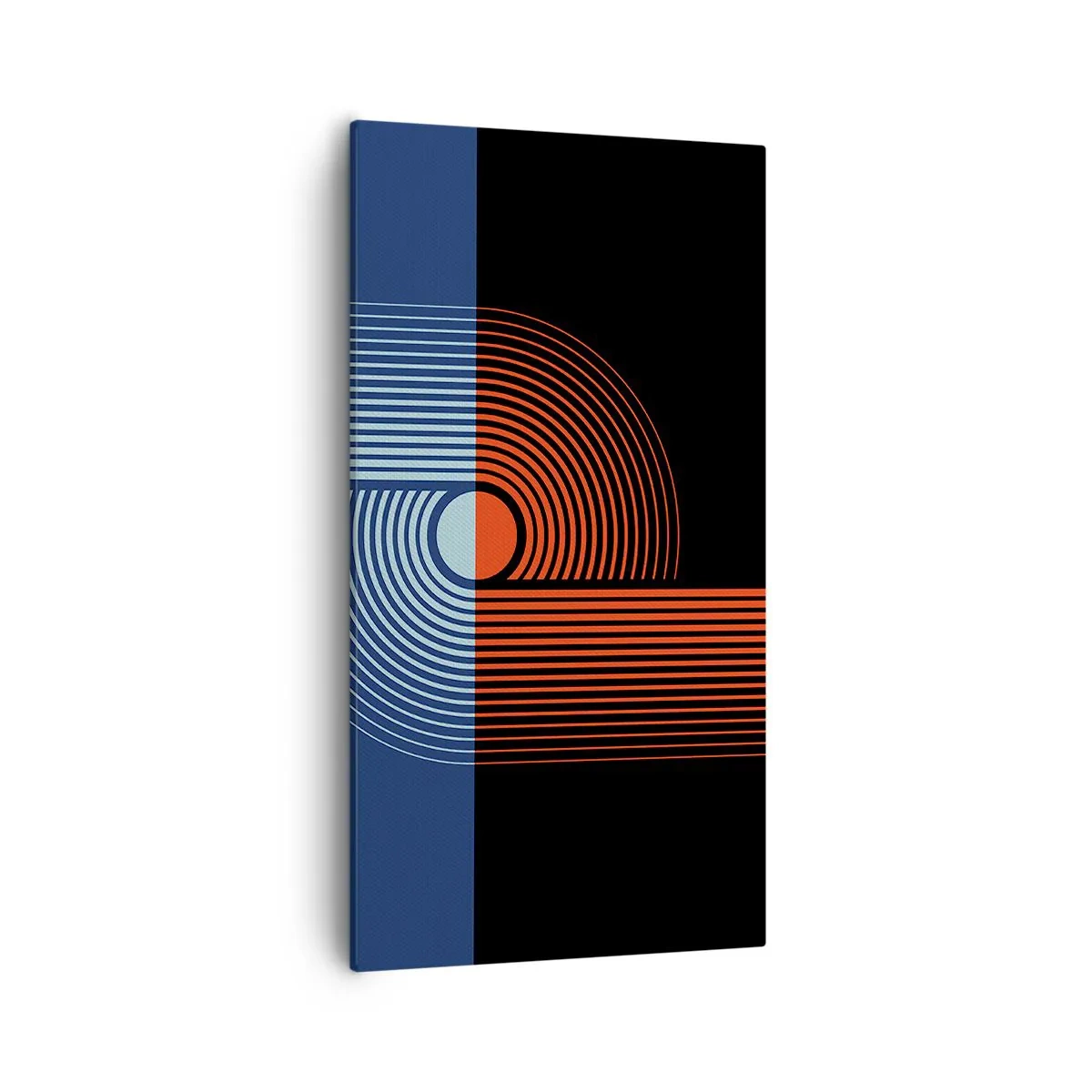 Obraz na plátne - V geometrickom objatí - 55x100 cm