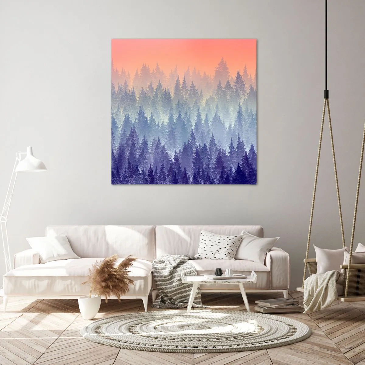 Obraz na plátne - Vysoko, vyššie, do neba - 70x70 cm