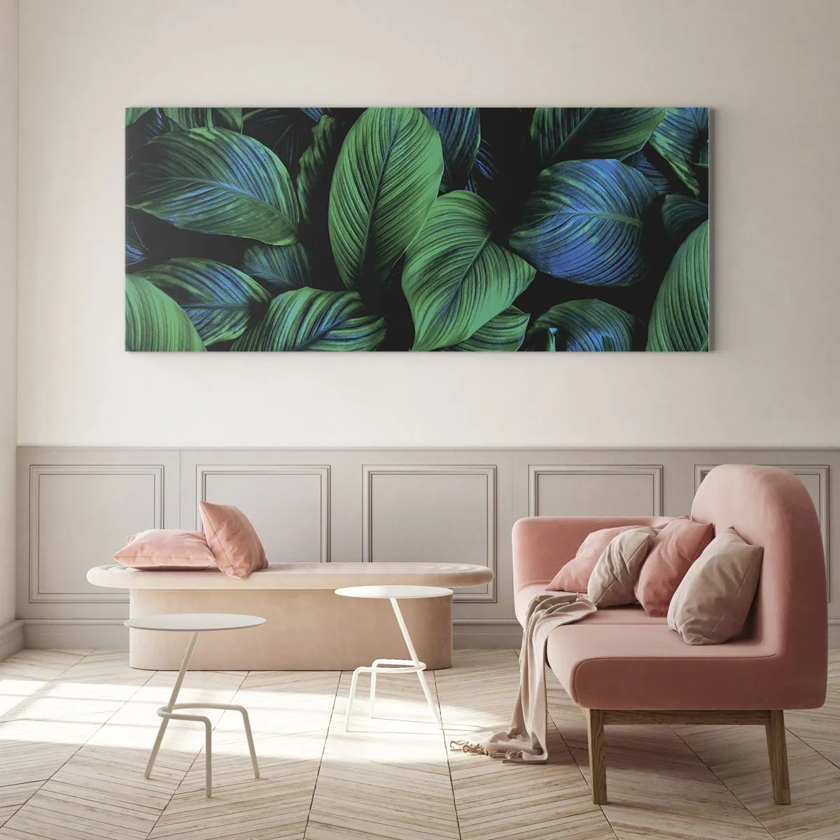 Obraz na skle - V zelenom dave - 100x40 cm