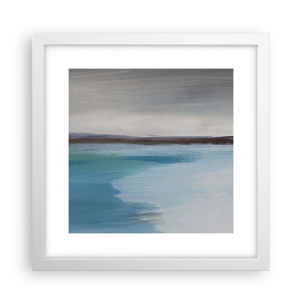 Plagát v bielom ráme - Horizontálna krajina - 30x30 cm