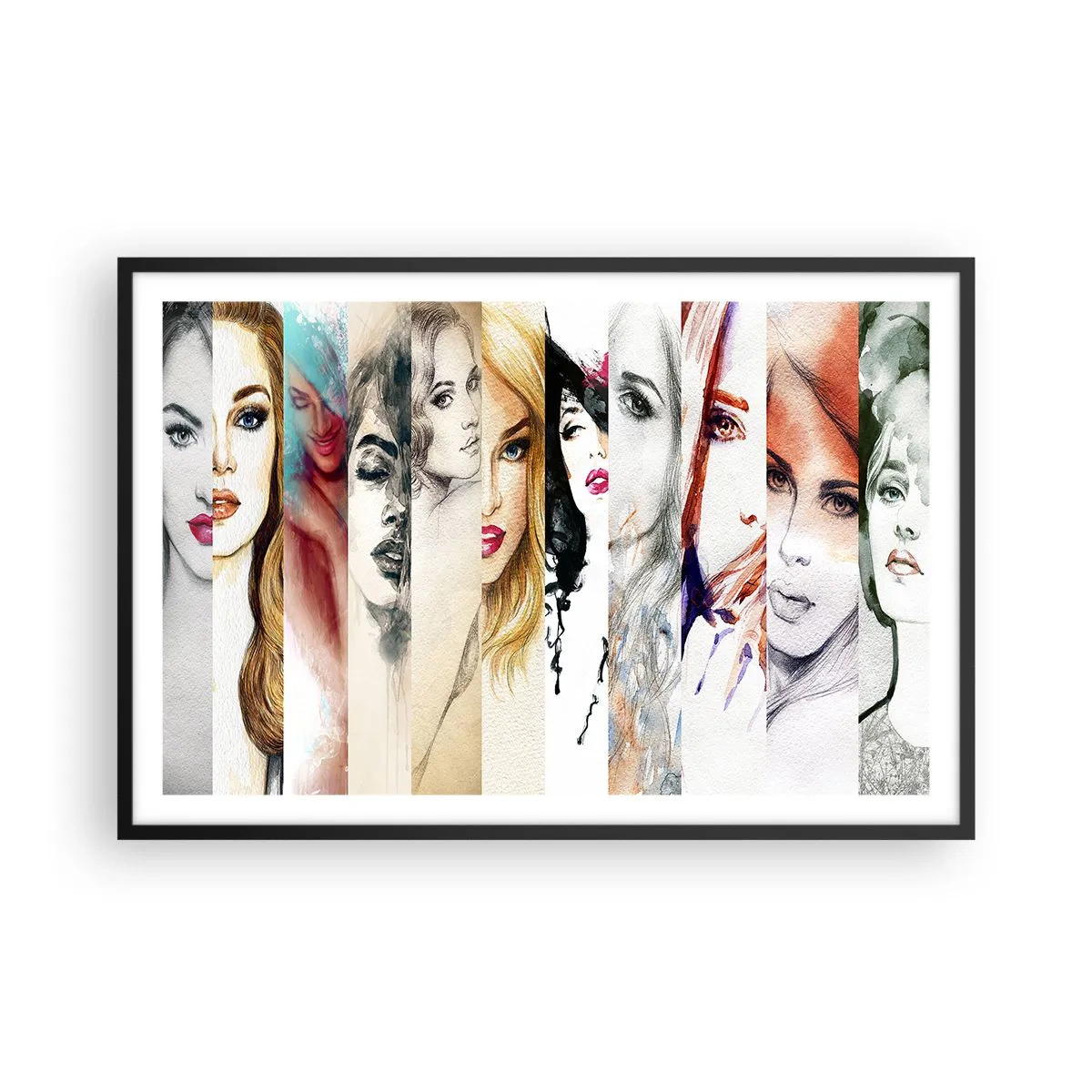 Plagát v čiernom ráme - A vždy si to TY - 91x61 cm