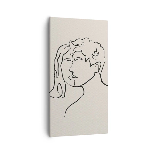 Obraz na plátne - A bola jednota - 55x100 cm