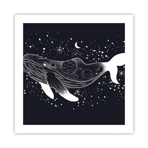 Plagát - V oceáne vesmíru - 50x50 cm