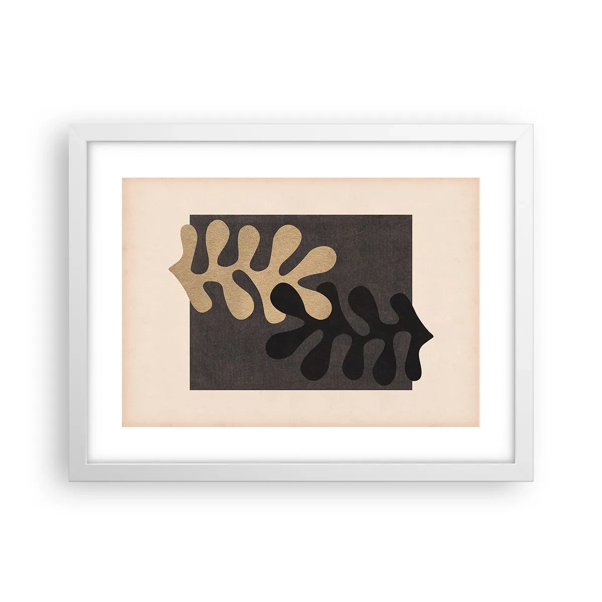 Plagát v bielom ráme - Neprítomnosť a doplnenie - 40x30 cm