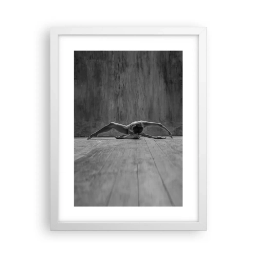 Plagát v bielom ráme - Nájdená symetria - 30x40 cm