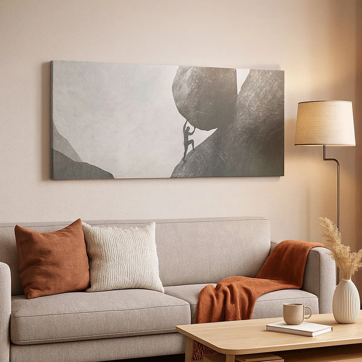 Obraz na plátne - Verím, proti všetkej nádeji - 100x40 cm