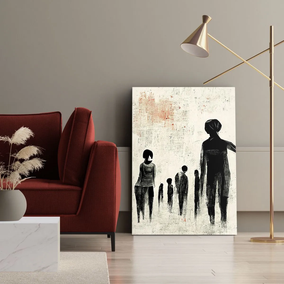 Obraz na plátne - Proti samote - 50x70 cm