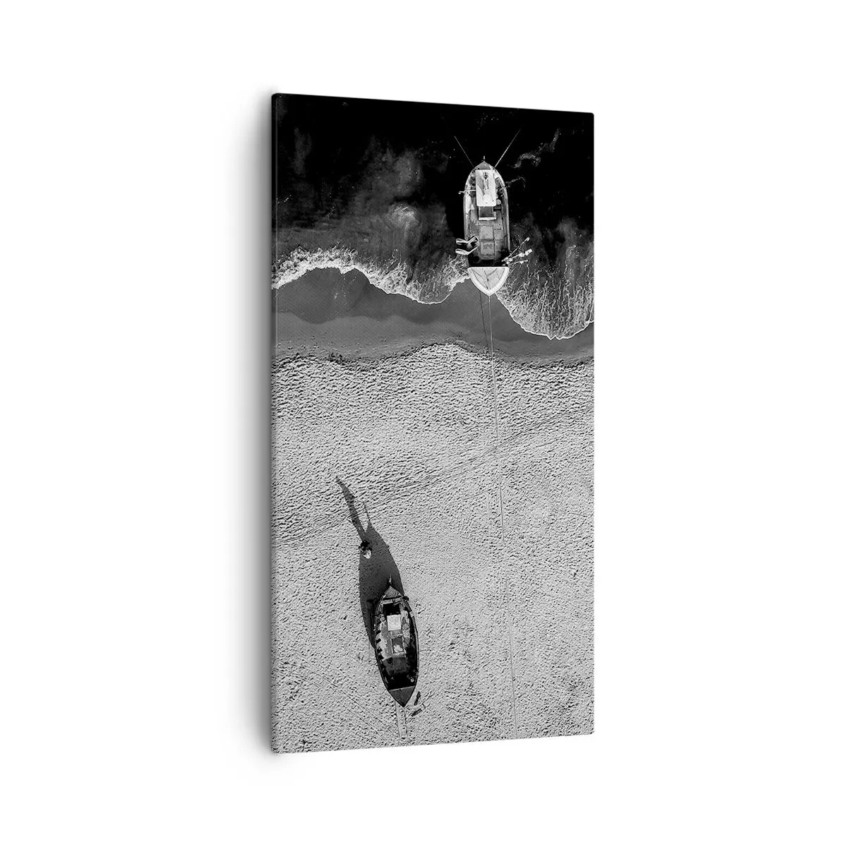 Obraz na plátne - Ešte na brehu… - 55x100 cm