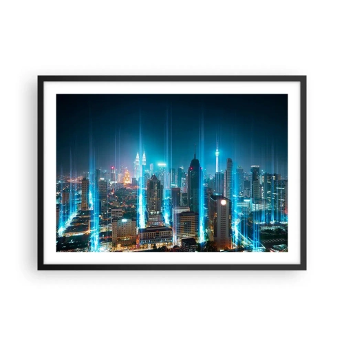 Plagát v čiernom ráme - Berlínskym spôsobom do neba - 70x50 cm