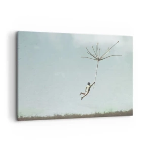 Obraz na plátne - Lietajúca púpava - 100x70 cm