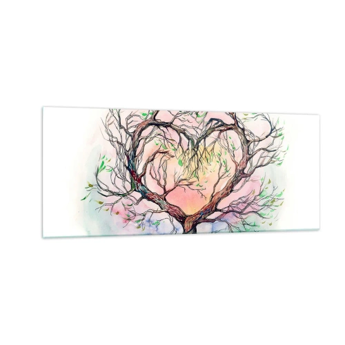 Obraz na skle - Spoločne proti víchriciam - 100x40 cm