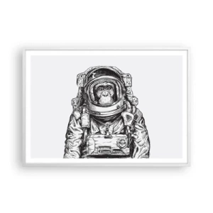 Plagát v bielom ráme - Alternatívny vývoj - 100x70 cm