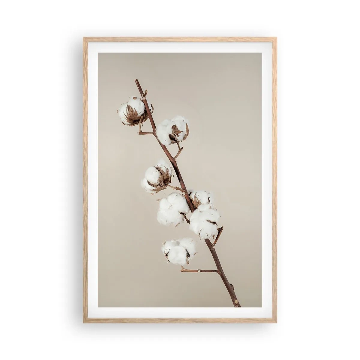 Plagát v ráme zo svetlého duba - Pri zdroji mäkkosti - 61x91 cm