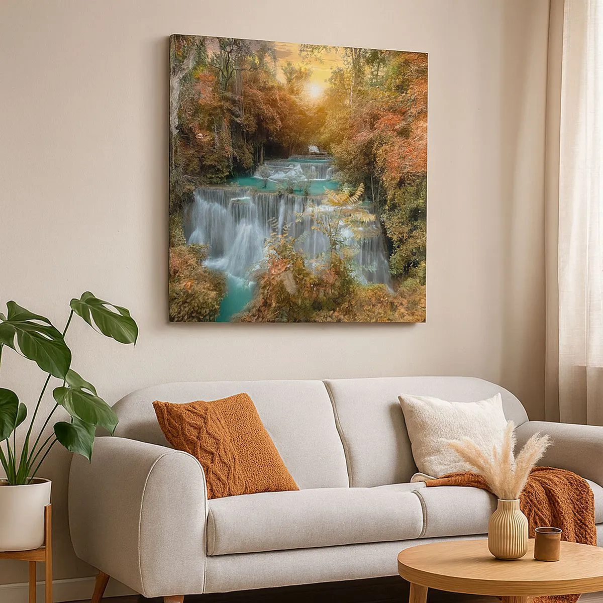 Obraz na plátne - Ukrytý poklad lesa - 30x30 cm